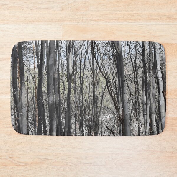 Item preview, Grey trees forest landscape designed and sold by mariya-ivanova.