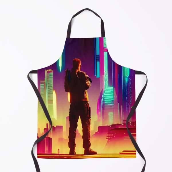 Item preview, Mysterious Stranger In Cyber City Glow designed and sold by Ink Art Design.