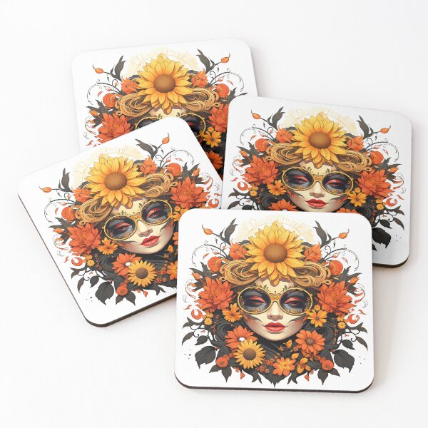 Item preview, Sunflowers autumn woman designed and sold by WBCreativeWS.