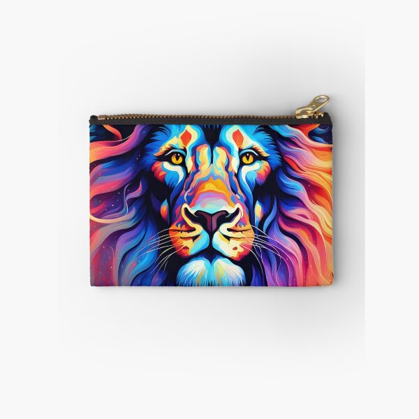 Item preview, Radiant Pride: Glowing Lion in Celestial Harmony designed and sold by javaoverride.