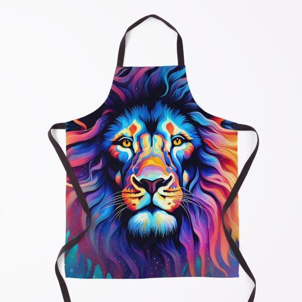 Item preview, Radiant Pride: Glowing Lion in Celestial Harmony designed and sold by javaoverride.