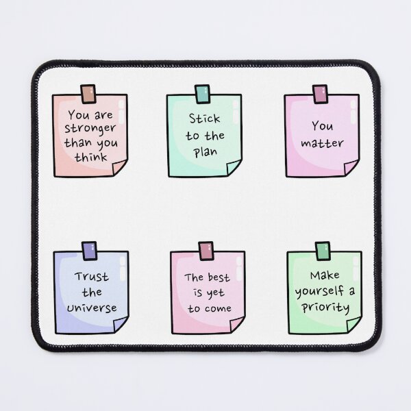 Item preview, Motivational Sticky Notes Inspirational Daily Reminder Post It Pack designed and sold by wonderxwander.