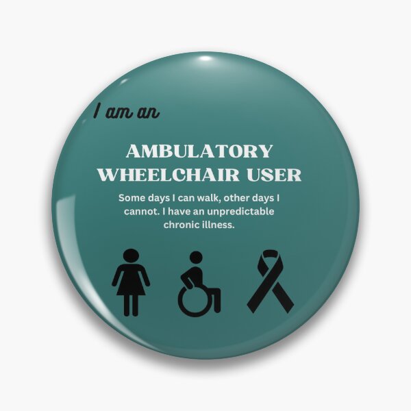 Item preview, Ambulatory Wheelchair User Awareness designed and sold by prilaspixels.