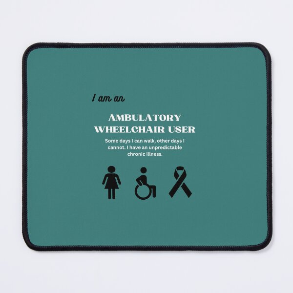 Item preview, Ambulatory Wheelchair User Awareness designed and sold by prilaspixels.