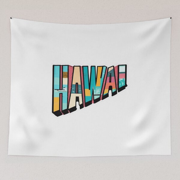Item preview, Hawái escrito en un estilo minimalista | Ambiente retro designed and sold by CircinusStore.