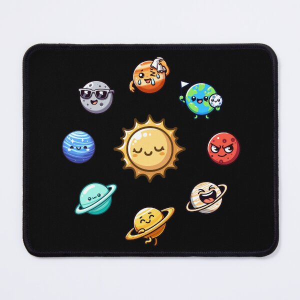 Item preview, Cute Solar System Planets designed and sold by Emitropy.