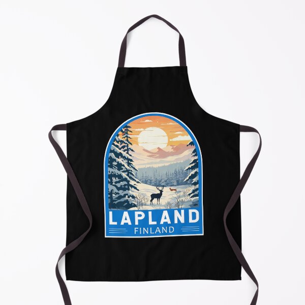 Item preview, Lapland Finland Travel Art Emblem designed and sold by KrisSidDesigns.