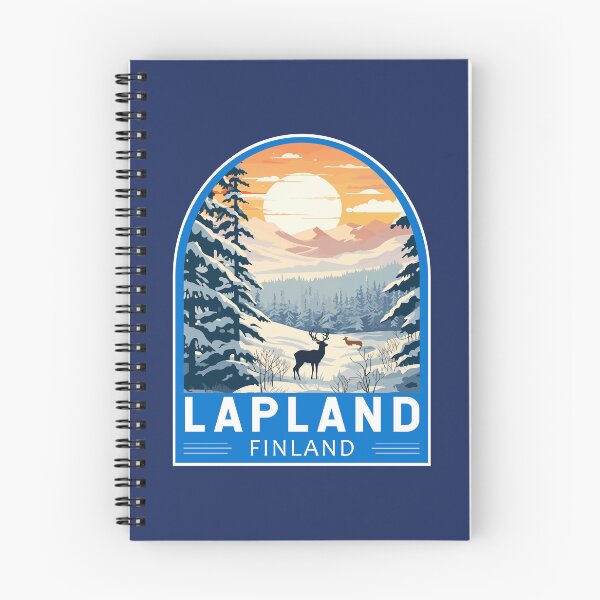 Item preview, Lapland Finland Travel Art Emblem designed and sold by KrisSidDesigns.