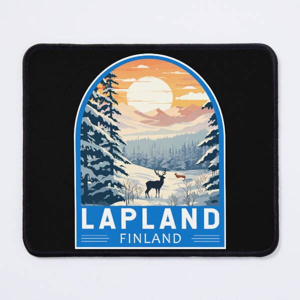 Item preview, Lapland Finland Travel Art Emblem designed and sold by KrisSidDesigns.