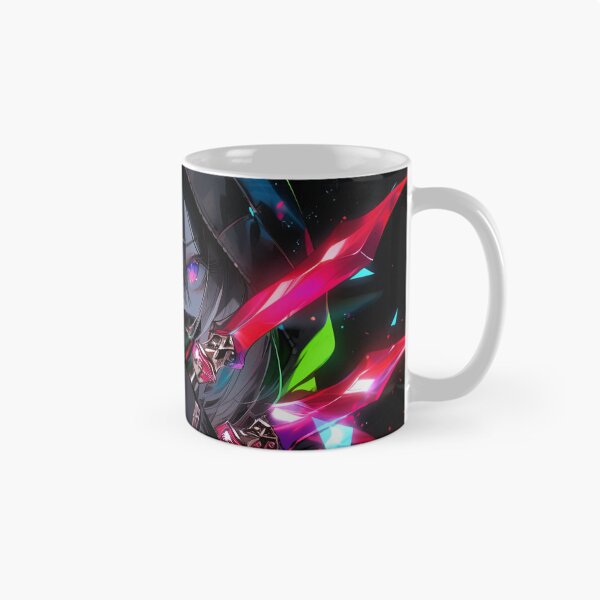 Item preview, Cool Neon Crystal Blade Assassin Anime Girl designed and sold by bubblegoth.