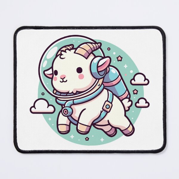 Item preview, Starry-Eyed Space Goat designed and sold by OniumEth.