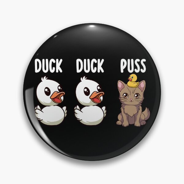 Item preview, Funny Duck Cat Pun Meme Men Women Kids Funny Duck designed and sold by KsuAnn.