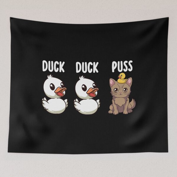 Item preview, Funny Duck Cat Pun Meme Men Women Kids Funny Duck designed and sold by KsuAnn.