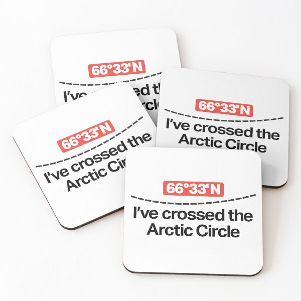 Item preview, Crossed the Arctic Circle - 66° 33’ North designed and sold by Inc-Solutions.