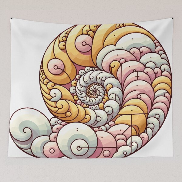 Item preview, Infinite Spiral Symphony: Dance of Color and Curves designed and sold by OniumEth.
