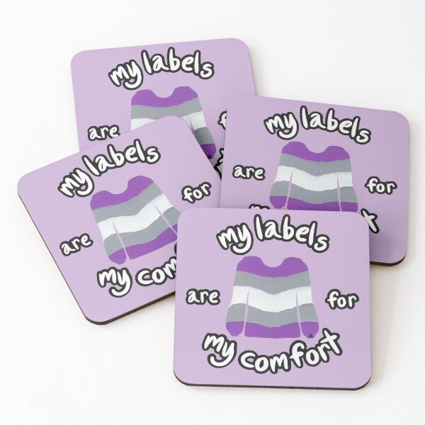 Item preview, my labels, my comfort - graysexual designed and sold by zan doodles.