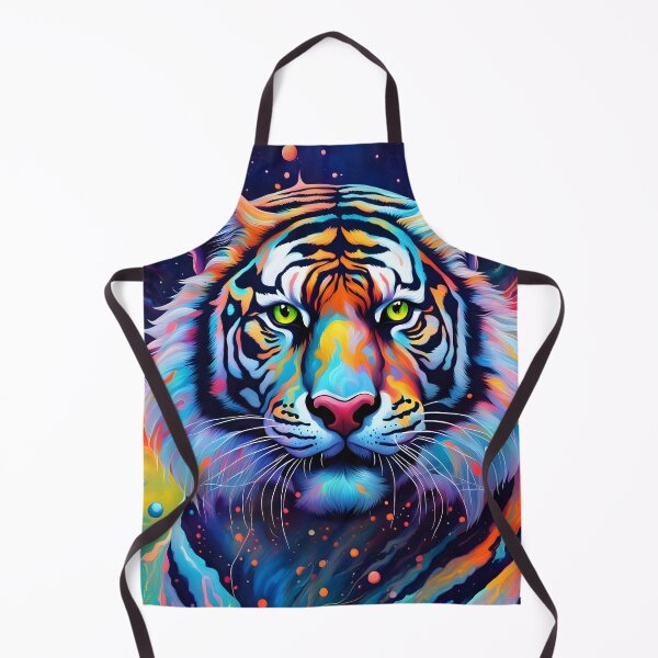 Item preview, Cosmic Stripes: Iridescent Tiger Amidst the Stars designed and sold by javaoverride.
