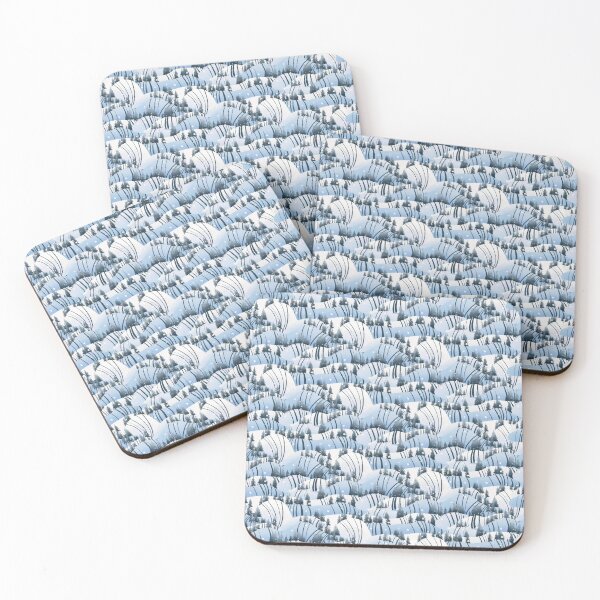 Item preview, Snowy Winter Hills designed and sold by Courtney Nicholls.