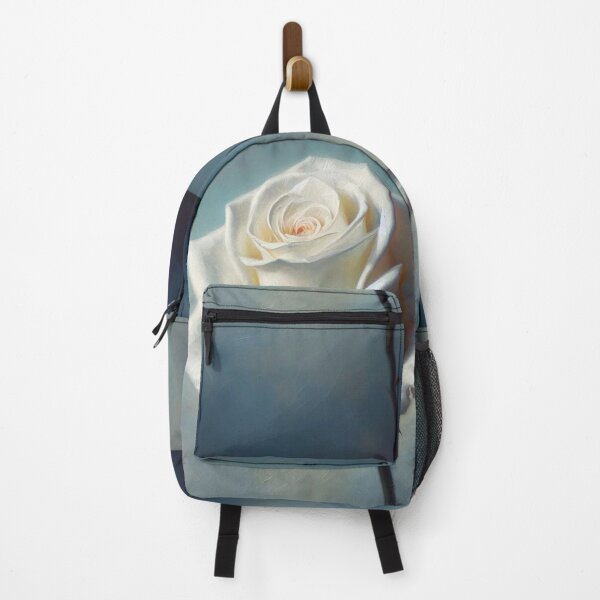 Item preview, Romantic Rose Portrait: A White Rose Study designed and sold by Star-Fragment.