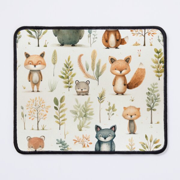 Item preview, Woodland Creatures digital paper designed and sold by Khun-Teera.