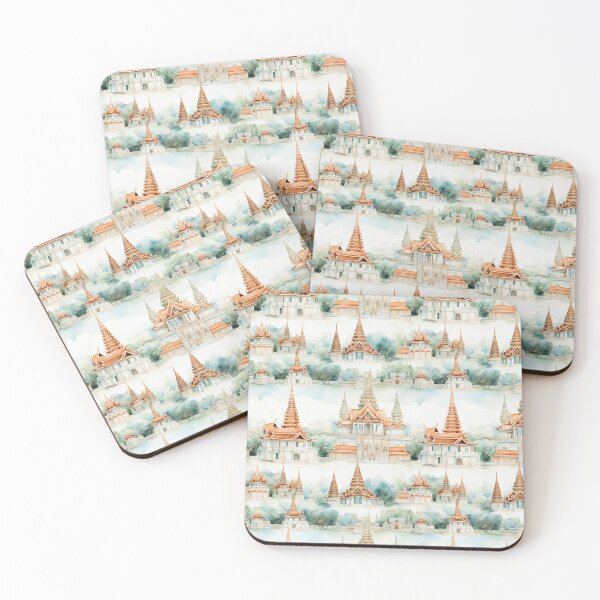 Item preview, Thai Temples and Pagodas designed and sold by MimoruShop.