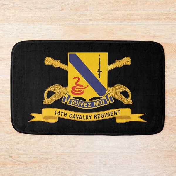 Item preview, Army  - 14th Cavalry Regiment w Br - Ribbon designed and sold by Military Insignia Products.