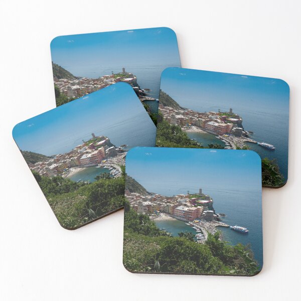 Item preview, View on the cliff town of Vernazza, one of the colorful Cinque Terre on the Italian west coast designed and sold by Dolfilms.
