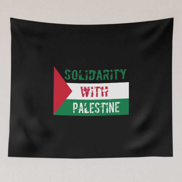 Item preview, Solidarity with Palestine Artwork Flag designed and sold by AJ  Liber.