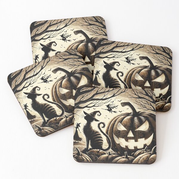 Item preview, Witches' Dance in the Night designed and sold by PictorialWhimsy.