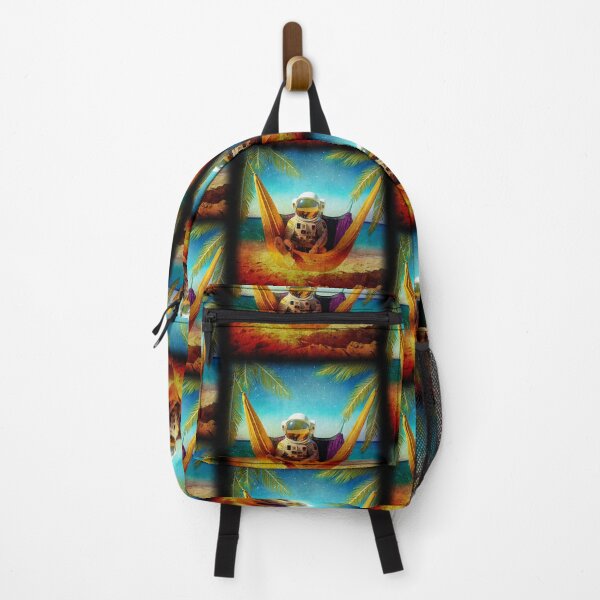 Item preview, ASTRONAUT IN A HAMMOCK, RELAXING ON A TROPICAL BEACH designed and sold by Clifford Hayes.