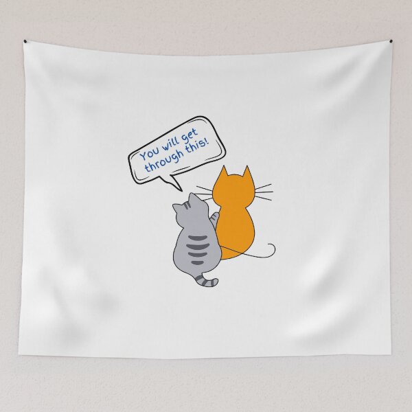 Item preview, Encouragement from cat friend. designed and sold by IdyllicSdeZign.