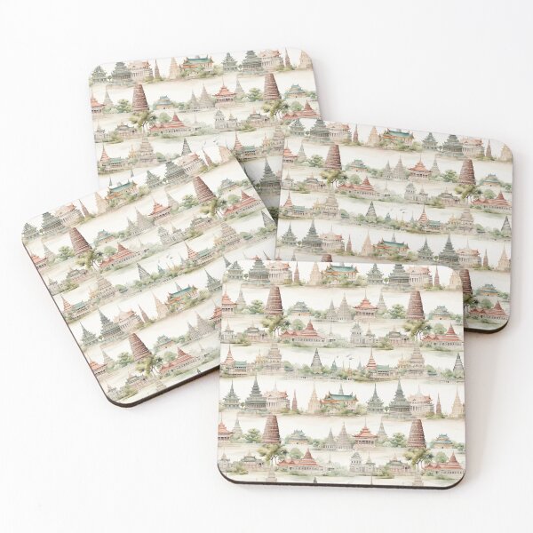 Item preview, Thai Temples and Pagodas designed and sold by MimoruShop.