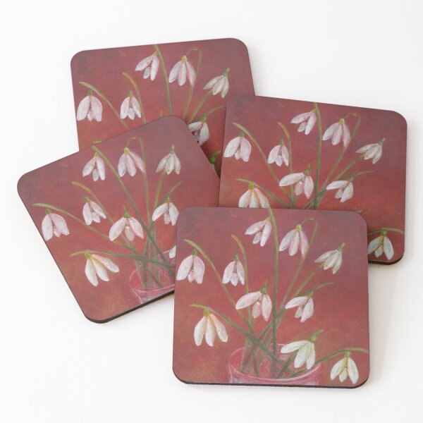 Item preview, Snowdrops Bouquet Painting designed and sold by Julia Doria.