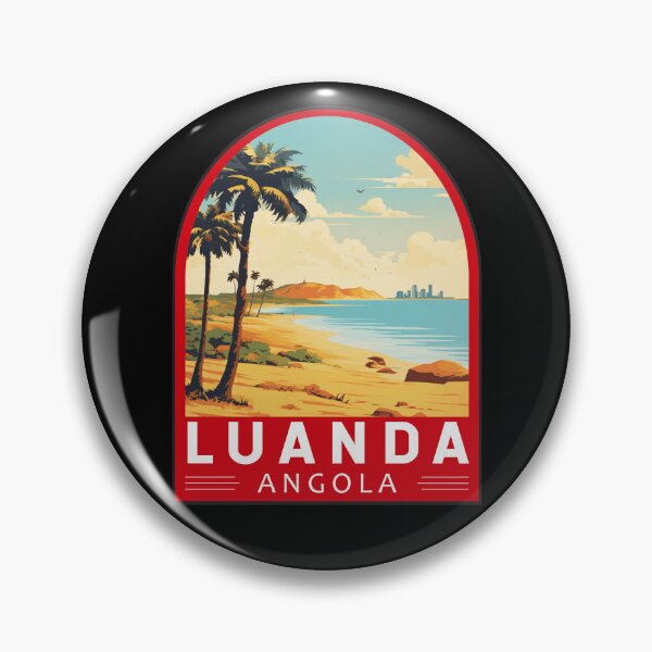 Item preview, Luanda Angola Travel Art Emblem designed and sold by KrisSidDesigns.