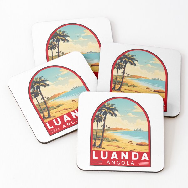 Item preview, Luanda Angola Travel Art Emblem designed and sold by KrisSidDesigns.