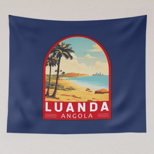 Item preview, Luanda Angola Travel Art Emblem designed and sold by KrisSidDesigns.
