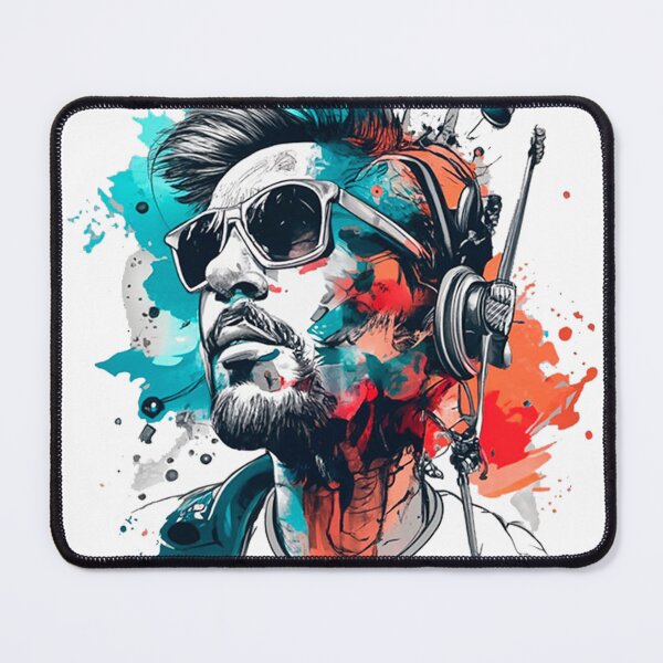 Item preview, DJ in abstract painting designed and sold by Camilo Torres Flores.