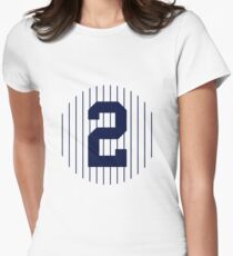 Derek Jeter #2 Women's Fitted T-Shirt