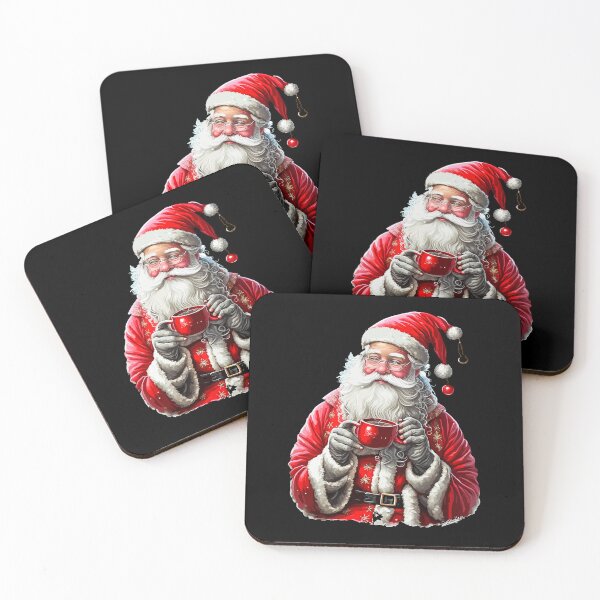 Item preview, Santa Claus with coffee in his hands. designed and sold by ReneMM.