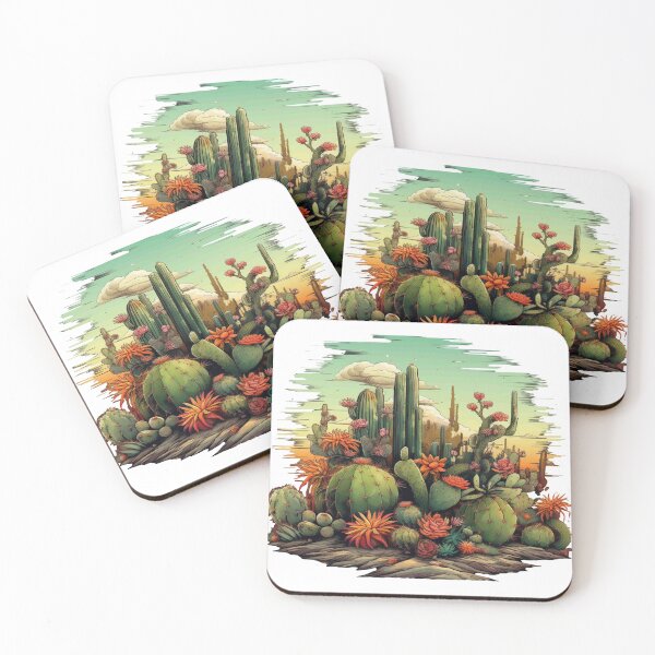 Item preview, Cactus Community in the Desert designed and sold by shop-khalifa.