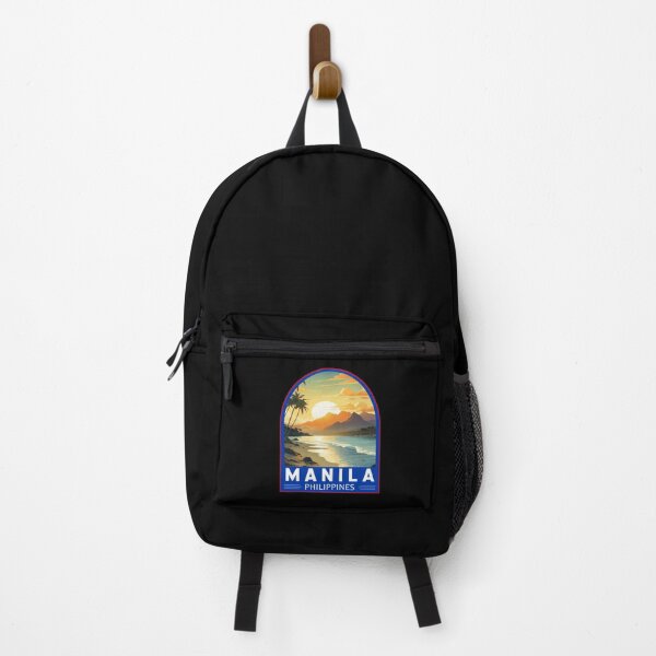 Item preview, Manila Philippines Travel Art Emblem designed and sold by KrisSidDesigns.