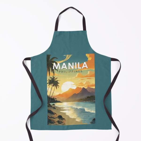 Item preview, Manila Philippines Travel Art Vintage designed and sold by KrisSidDesigns.