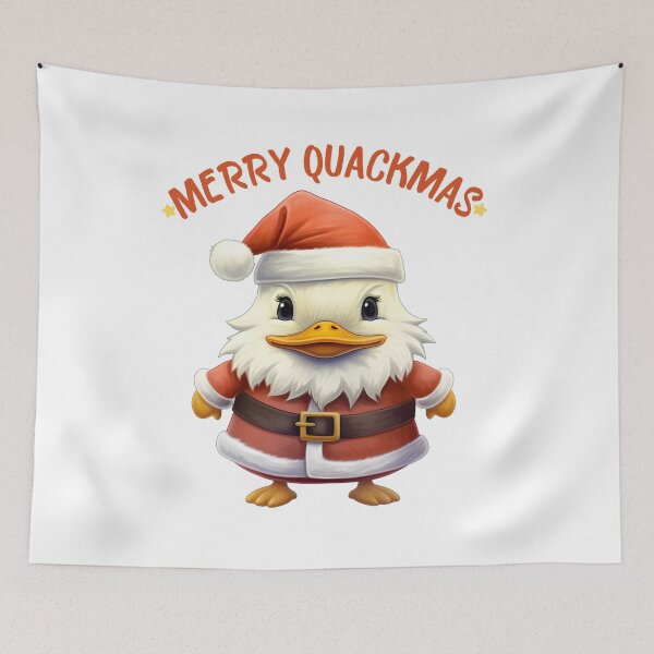 Item preview, Cute Santa Duck for Quackmas designed and sold by AMONGIFTS.