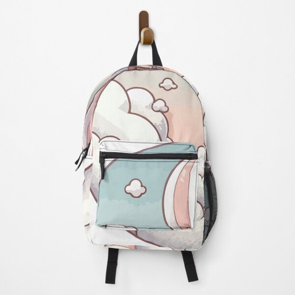 Item preview, Pastel Hot Air Balloon Floating Above Fluffy Clouds designed and sold by OniumEth.