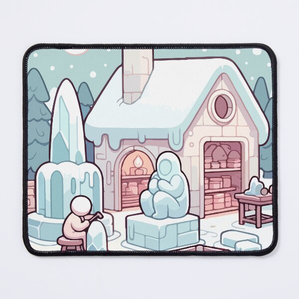 Item preview, Winter's Cozy Ice Workshop designed and sold by OniumEth.