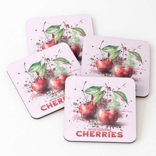 Item preview, Watercolor Cherries designed and sold by HolidayBug.