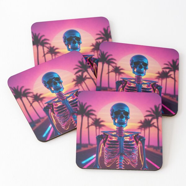 Item preview, Synthwave Styling Skeleton designed and sold by SepiBear.