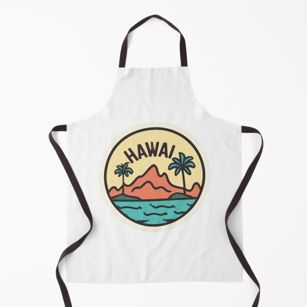Item preview, Hawai landscape with palm trees at sunset | Drawing style designed and sold by CircinusStore.
