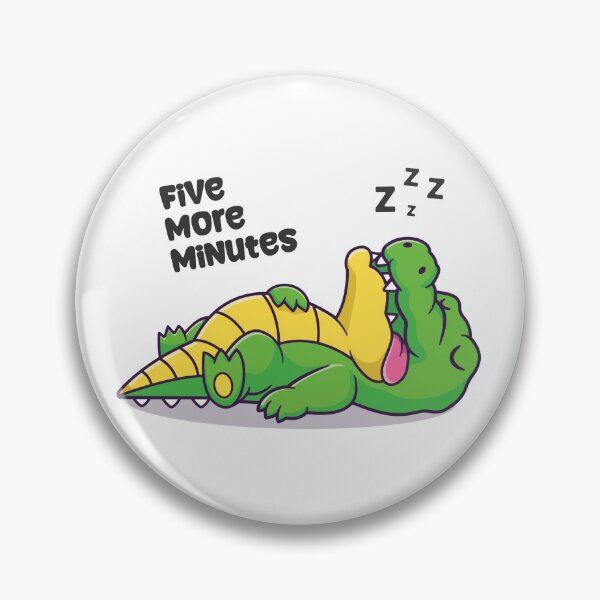 Item preview, Five more minutes : Baby Crocodile designed and sold by savasanaqueen.