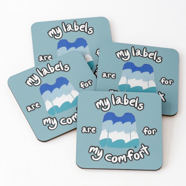 Item preview, my labels, my comfort - oriented aroace designed and sold by zan doodles.
